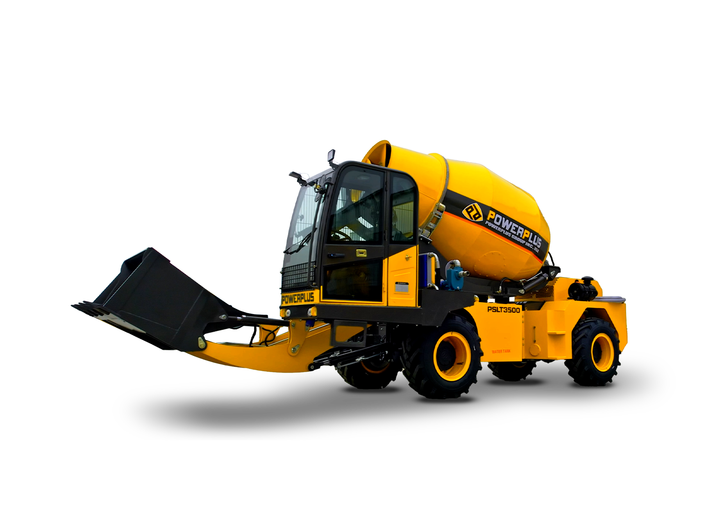 powerplus self loading concrete mixer truck PSLT3500