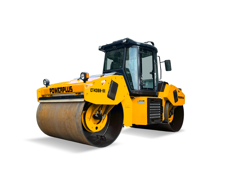 powerplus road making tandem roller compactor